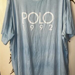 Polo by Ralph Lauren Light Blue 'POLO 1992' Short Sleeve Tee